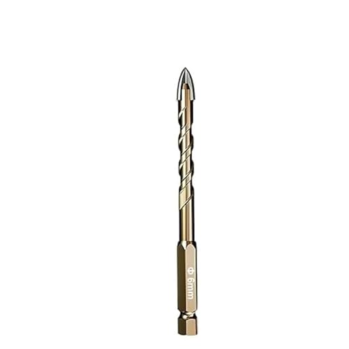 Fliesenbohrer-Set Mit Sechskantschaft, Glasbohrer, Mauerwerksbohrer-Set, 3–12 Mm Bohrer, Keramikbohrer, Fliesenbohrwerkzeug-Set(12PCS) von MIKFESPO
