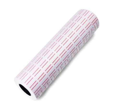 5000er Etiketten 10 Rollen für Preisauszeichner MX5500 EOS Farbauswahl weiß mit Streifen 5000er Etiketten 10 Rollen für Preisauszeichner MX5500 EOS Farbauswahl weiß mit Streifen von MIKONI