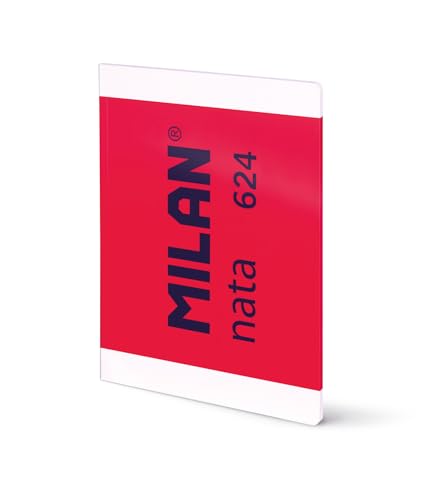 MILAN® Notizbuch A4, geleimt, weißes Papier, 48 Blatt nata®, rosa von MILAN