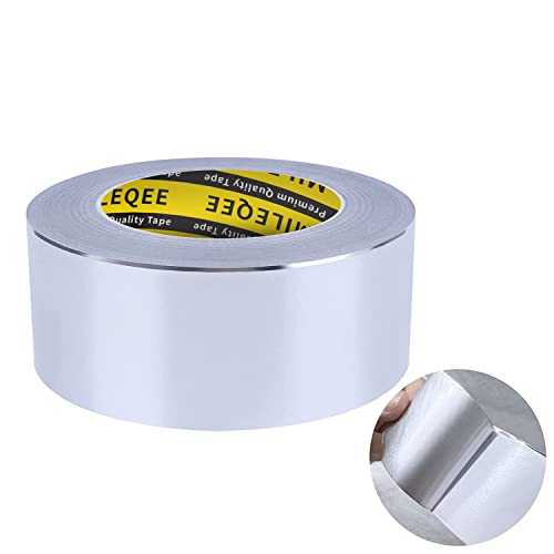 MILEQEE Aluminium Klebeband 50 mm x 50 m Aluband Reparaturband selbstklebendes Aluminium wasserdichtes Alu Klebeband zum Reparieren von Metalloberflächen……… von MILEQEE