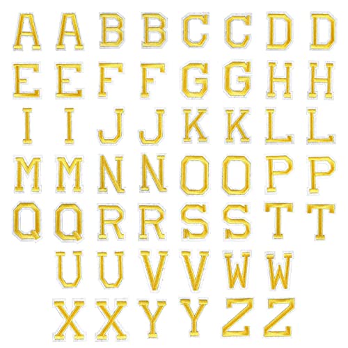 MILUZD 52 StüCk Buchstaben AufnäHer zum AufbüGeln, Buchstaben AufnäHer zum AufnäHen, Bestickte Buchstaben AufnäHer, Alphabet AufnäHer für Kleidung MILUZD 52 StüCk Buchstaben AufnäHer zum AufbüGeln, Buchstaben AufnäHer zum AufnäHen, Bestickte Buchstaben AufnäHer, Alphabet AufnäHer für Kleidung von MILUZD