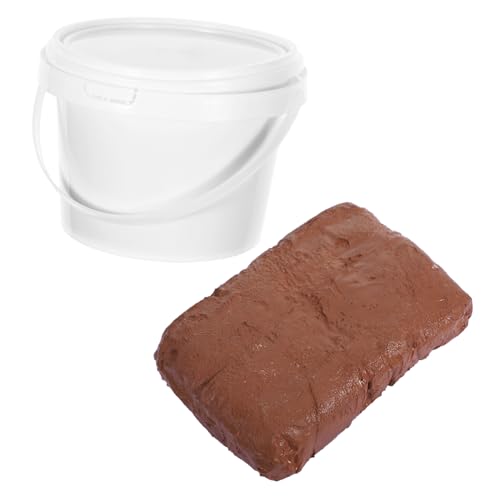 MINAOLULUS 1 Satz Luftgetrockneter Ton DIY -Kits für Air Clay für Erwachsene Formmasse zum Bildhauen Töpferton für Modelliermasse zum Modellieren Kaolin Brown MINAOLULUS 1 Satz Luftgetrockneter Ton DIY -Kits für Air Clay für Erwachsene Formmasse zum Bildhauen Töpferton für Modelliermasse zum Modellieren Kaolin Brown von MINAOLULUS