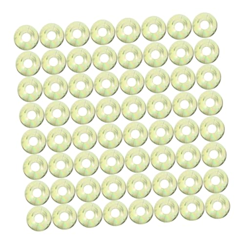 MINAOLULUS 1 Satz Transparente Perlen Bastelperlen Selber Machen Schmuckzubehör Armband, Das Lose Perlen Herstellt Perlen Zur Herstellung Von Armbändern Yellow Acryl von MINAOLULUS