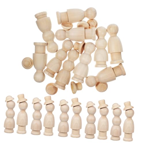MINAOLULUS 1 Set Graffiti Holzfiguren Steckpuppen Unvollendet Realistisch Unvollendete Steckpuppen Familie Für Hergestellte Unbemalte Steckpuppen Große Figurenkörper Lotusbaum Beige MINAOLULUS 1 Set Graffiti Holzfiguren Steckpuppen Unvollendet Realistisch Unvollendete Steckpuppen Familie Für Hergestellte Unbemalte Steckpuppen Große Figurenkörper Lotusbaum Beige von MINAOLULUS