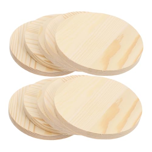 MINAOLULUS 10 Stück Holzchipmodell Hausgemachte Ornamente Blöcke Mit Ornamenten Dekoration Kinderspielzeug Kunsthandwerk Für Und Handgefertigte Wohnaccessoires Hölzern von MINAOLULUS