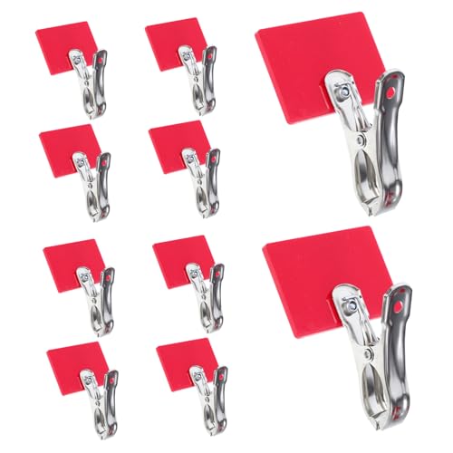 MINAOLULUS 10 Stück Rechteckige Kreidetafel-schilder Mit Clips, Preistafel, Menühalter, Ständer Für Restaurants, Cafés, Bäckereien, Supermärkte MINAOLULUS 10 Stück Rechteckige Kreidetafel-schilder Mit Clips, Preistafel, Menühalter, Ständer Für Restaurants, Cafés, Bäckereien, Supermärkte von MINAOLULUS