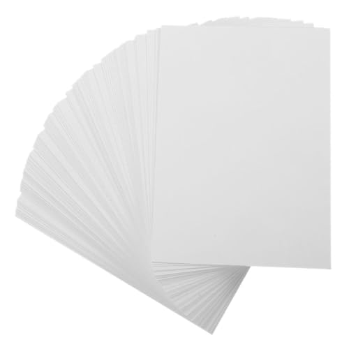 MINAOLULUS 100 Stück Fotopapier Druckerpapier Bildpapier Druckpapier Hochglanzpapier Weiß von MINAOLULUS