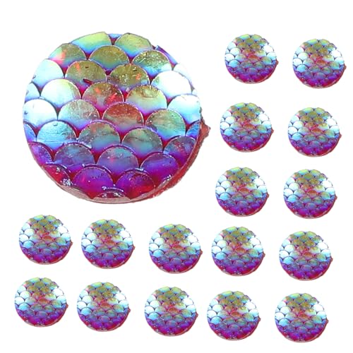 MINAOLULUS 100Stücke Flache Rückseite Strass Charms Glatte Ab Farben Fischschuppen Design DIY Zubehör für Kleidung Taschen Schuhe und Hochzeitsdekoration MINAOLULUS 100Stücke Flache Rückseite Strass Charms Glatte Ab Farben Fischschuppen Design DIY Zubehör für Kleidung Taschen Schuhe und Hochzeitsdekoration von MINAOLULUS