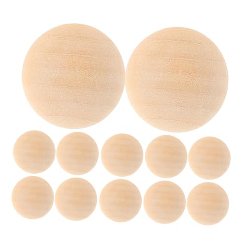 MINAOLULUS 100Stücke Halbe Holzperlen für DIY Bastelprojekte Unvollendete Holzkugeln für Handarbeiten Bastelperlen für Schmuck Dekoration und Kinderprojekte MINAOLULUS 100Stücke Halbe Holzperlen für DIY Bastelprojekte Unvollendete Holzkugeln für Handarbeiten Bastelperlen für Schmuck Dekoration und Kinderprojekte von MINAOLULUS