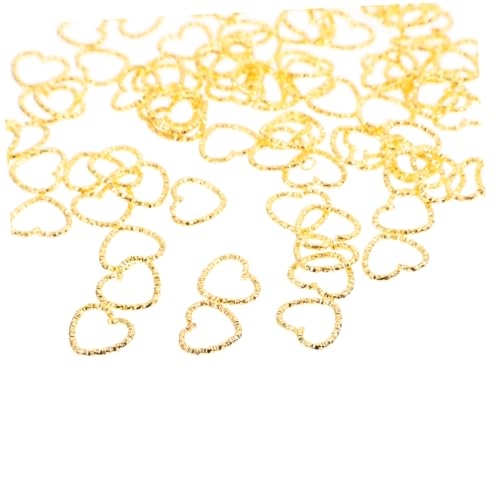 MINAOLULUS 100Stücke Herzförmige Schlüsselringe Goldene DIY Verbindungsringe für Anhänger Armbänder Ohrringe Schlüsselketten und Mehr Basteln und MINAOLULUS 100Stücke Herzförmige Schlüsselringe Goldene DIY Verbindungsringe für Anhänger Armbänder Ohrringe Schlüsselketten und Mehr Basteln und von MINAOLULUS
