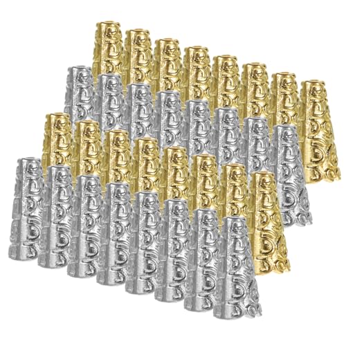 MINAOLULUS 100Stücke Quasten Endkappen DIY Zubehör für Schmuckherstellung Antik für Quastenschmuck und Bastelprojekte Langlebig MINAOLULUS 100Stücke Quasten Endkappen DIY Zubehör für Schmuckherstellung Antik für Quastenschmuck und Bastelprojekte Langlebig von MINAOLULUS