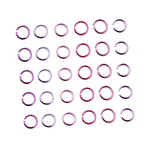 MINAOLULUS 1080Stücke Aluminium Biegeringe Mischfarben Offene Ringe für DIY Schmuckherstellung Kunsthandwerk Zubehör Verbindungselemente für Halsketten und Armbänder MINAOLULUS 1080Stücke Aluminium Biegeringe Mischfarben Offene Ringe für DIY Schmuckherstellung Kunsthandwerk Zubehör Verbindungselemente für Halsketten und Armbänder von MINAOLULUS