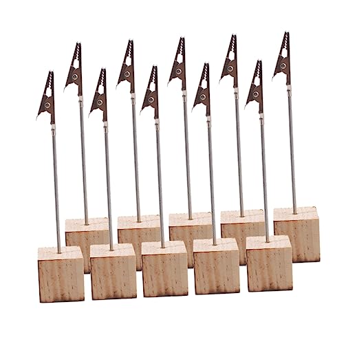MINAOLULUS 10Stücke Tischhalter Teiliges aus Kreative Tischkartenhalter für Hochzeit Party und Büro Praktische Fotohalter und Memo Clips für Dekoration und Organisation von MINAOLULUS