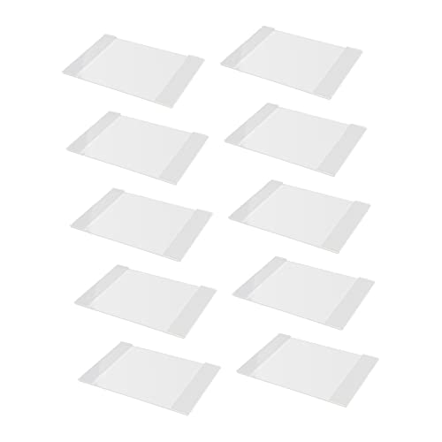 MINAOLULUS 10Stücke Transparente Preisschilder Etikettenhalter für Verkaufsanzeigen für Supermärkte Warenhäuser und Produktpräsentationen Einfach Anzubringen von MINAOLULUS