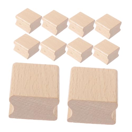 MINAOLULUS 12 Stück hölzernes Siegel gerillte DIY -Stempelwürfel Holzmarkenblanks leerer Holzstempel Stempelherstellung von Holzblöcken Scrapbooking-Holzstempel Khaki MINAOLULUS 12 Stück hölzernes Siegel gerillte DIY -Stempelwürfel Holzmarkenblanks leerer Holzstempel Stempelherstellung von Holzblöcken Scrapbooking-Holzstempel Khaki von MINAOLULUS