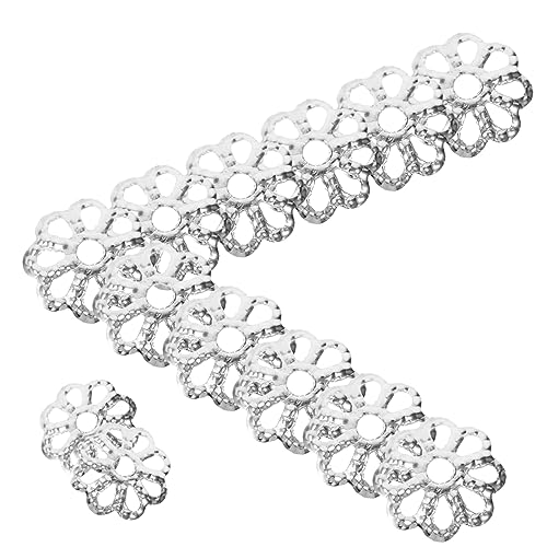 MINAOLULUS 1200Stücke Blumenperlenkappen für DIY Schmuckgestaltung Perlen Endkappen für Armbänder und Halsketten pro Packung für Projekte MINAOLULUS 1200Stücke Blumenperlenkappen für DIY Schmuckgestaltung Perlen Endkappen für Armbänder und Halsketten pro Packung für Projekte von MINAOLULUS