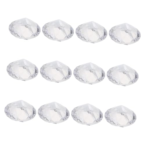 MINAOLULUS 12Stücke Diamant Fotohalter Tischkartenhalter für Hochzeiten Menükarten und Visitenkarten Transparent Stabil und Langlebig für Zuhause Büro und Feiern von MINAOLULUS