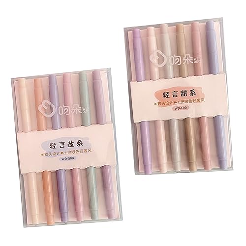 MINAOLULUS 12Stücke Pastell Textmarker für Büro Radierbare Marker Sanften Markieren von Notizen und Dokumenten Perfektes für Lehrer und Studenten MINAOLULUS 12Stücke Pastell Textmarker für Büro Radierbare Marker Sanften Markieren von Notizen und Dokumenten Perfektes für Lehrer und Studenten von MINAOLULUS