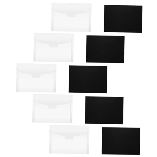 MINAOLULUS 1Satz Magnetische Schablonen Aufbewahrungstasche mit Magnetfolien und Beuteln Organizer für Stanzformen Transparent Langlebig und Praktisch für Scrapbooking und DIY Projekte von MINAOLULUS