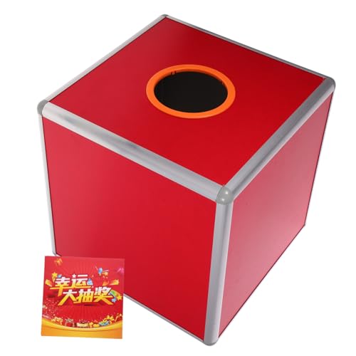 MINAOLULUS 1Stück Aluminiumlegierung Lotteriebox mit Unsichtbarem Design Quadratische Werbebox für Veranstaltungen Hohe Kostenleistung Dekoratives Stildesign MINAOLULUS 1Stück Aluminiumlegierung Lotteriebox mit Unsichtbarem Design Quadratische Werbebox für Veranstaltungen Hohe Kostenleistung Dekoratives Stildesign von MINAOLULUS