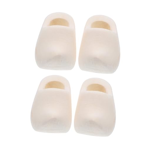 MINAOLULUS 2 Paare Zubehör für Holzschuhmodelle unfertige holländische Schuhe Puppenhaus Mädchen Babypuppe Mini-Schuhspielzeug Miniatur-Schuhe aus Holland DIY-Verzierung Khaki MINAOLULUS 2 Paare Zubehör für Holzschuhmodelle unfertige holländische Schuhe Puppenhaus Mädchen Babypuppe Mini-Schuhspielzeug Miniatur-Schuhe aus Holland DIY-Verzierung Khaki von MINAOLULUS