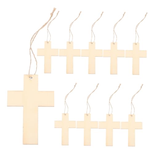MINAOLULUS 20 Stück Holzstücke Hängeornamente Anhänger Unfertige Kreuze Holzkreuze Unfertiges Holzkreuz Unfertiges Holzhandwerk Kreuzförmige Holzausschnitte Minikreuze Holzbeige MINAOLULUS 20 Stück Holzstücke Hängeornamente Anhänger Unfertige Kreuze Holzkreuze Unfertiges Holzkreuz Unfertiges Holzhandwerk Kreuzförmige Holzausschnitte Minikreuze Holzbeige von MINAOLULUS