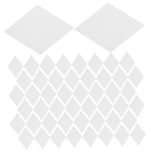 MINAOLULUS 200 Stück Patchwork-werkzeuge Nähvorlagen Zum Basteln Quilt-schneidevorlagen Patchwork-vorlagen Nähen Diy-patchwork-vorlagen Patchwork -handwerkswerkzeug Nähen Papier Weiß von MINAOLULUS