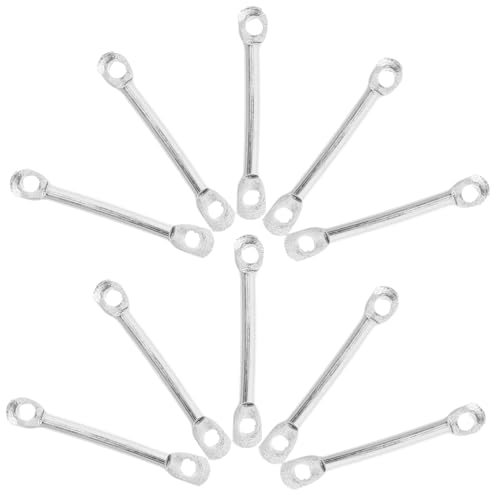 MINAOLULUS 200Stücke Ohrring Verbindungsstäbe Silber DIY Schmuckzubehör für Projekte für Designs und Dekorative Ohrringe Langlebiges Eisenmaterial Leicht MINAOLULUS 200Stücke Ohrring Verbindungsstäbe Silber DIY Schmuckzubehör für Projekte für Designs und Dekorative Ohrringe Langlebiges Eisenmaterial Leicht von MINAOLULUS
