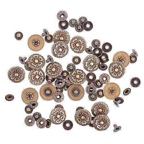 MINAOLULUS 20Sätze Retro Geldbörsenverschluss Teiliges Zinklegierung Snap Button mit Exquisite Verarbeitung für DIY Taschen und Handtaschen für Projekte und MINAOLULUS 20Sätze Retro Geldbörsenverschluss Teiliges Zinklegierung Snap Button mit Exquisite Verarbeitung für DIY Taschen und Handtaschen für Projekte und von MINAOLULUS