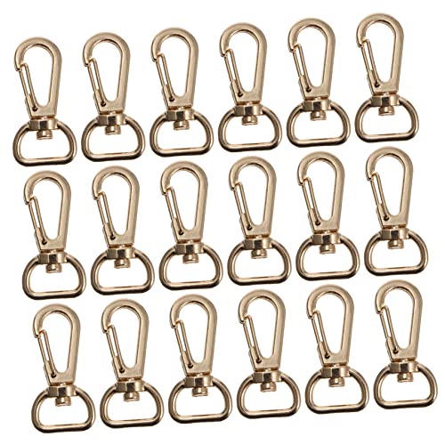 MINAOLULUS 20Stücke Legierung Hakenschnallen für DIY Gepäckaccessoires Schlüsselanhänger und Schmuckanhänger und Langlebig Installieren für Projekte von MINAOLULUS