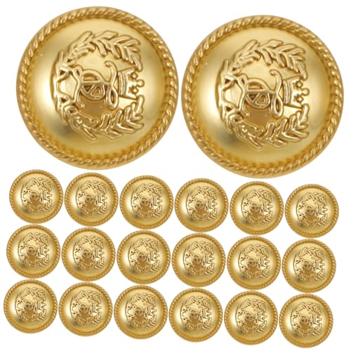 MINAOLULUS 20Stücke Nähknöpfe Dekorative Vintage Knöpfe im Britischen Stil und Antikgold für Jacken Mäntel und DIY Projekte MINAOLULUS 20Stücke Nähknöpfe Dekorative Vintage Knöpfe im Britischen Stil und Antikgold für Jacken Mäntel und DIY Projekte von MINAOLULUS