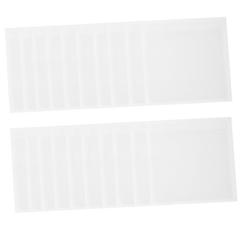 MINAOLULUS 20Stücke Selbstklebende Kartentaschen Transparente Kartenhalter für Organisation von Lagerlabeltaschen für Büro Schule Zuhause von MINAOLULUS