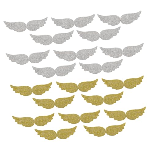 MINAOLULUS 20Stücke Strass Patches Flügelform Glänzende Applikationen für Kleidung Taschen und DIY Projekte zur Reparatur von Wäschelöchern Designs MINAOLULUS 20Stücke Strass Patches Flügelform Glänzende Applikationen für Kleidung Taschen und DIY Projekte zur Reparatur von Wäschelöchern Designs von MINAOLULUS