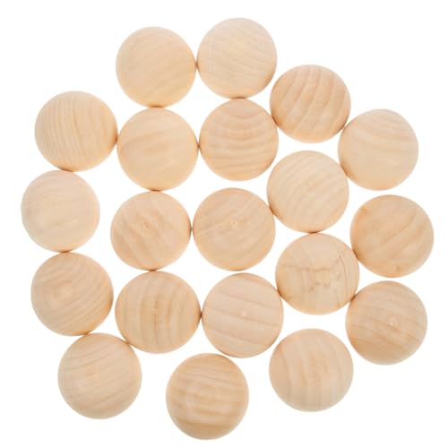 MINAOLULUS 20Stücke Unlackierte Halbholzkugeln Mini Hemisphäre Bastelbedarf für DIY Projekte und Aktivitäten Glatte Oberfläche Robuste und Gleichmäßige MINAOLULUS 20Stücke Unlackierte Halbholzkugeln Mini Hemisphäre Bastelbedarf für DIY Projekte und Aktivitäten Glatte Oberfläche Robuste und Gleichmäßige von MINAOLULUS
