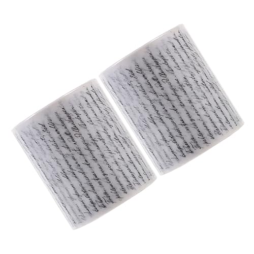 MINAOLULUS 2Rollen Retro Gothic Washi Tape Dekoratives Klebeband für Scrapbooking Journaling und DIY Projekte Kawaii Design Dünnes Papierband für Notizbücher und von MINAOLULUS