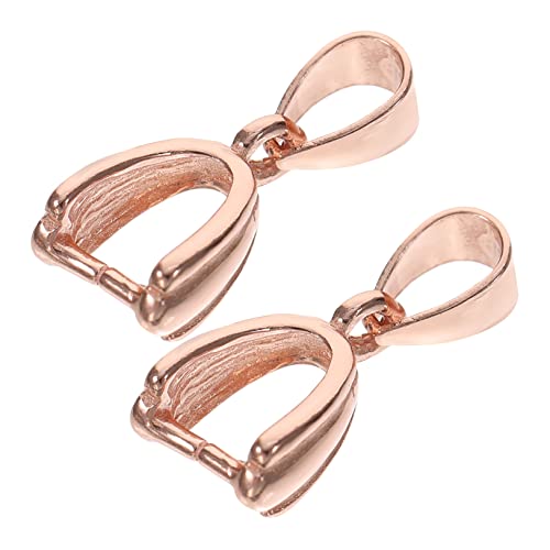 MINAOLULUS 2Stücke Silber Kettenverschluss mit Kompliziertem Design für Schmuckherstellung für Anhänger Armbänder und Halsketten Langlebig und DIY Zubehör von MINAOLULUS