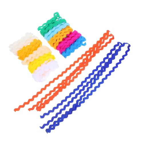 MINAOLULUS 2Stücke Wellenband Geschenkstreifen Geschenkverpackungsband für Partydekoration und DIY Bastelprojekte Farben MINAOLULUS 2Stücke Wellenband Geschenkstreifen Geschenkverpackungsband für Partydekoration und DIY Bastelprojekte Farben von MINAOLULUS