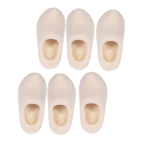 MINAOLULUS 3 Paare Zubehör für Holzschuhmodelle Minis Mini-Clogs Clog- Miniaturen Mini -Puppenhaus Mini-Schuhspielzeug Puppenhaus Holzschuh DIY-Verzierung hölzern Beige MINAOLULUS 3 Paare Zubehör für Holzschuhmodelle Minis Mini-Clogs Clog- Miniaturen Mini -Puppenhaus Mini-Schuhspielzeug Puppenhaus Holzschuh DIY-Verzierung hölzern Beige von MINAOLULUS