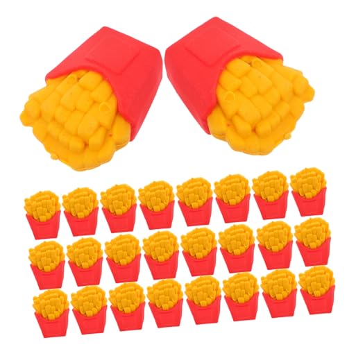 MINAOLULUS 30 Stück Eraser für französische Pommes Schreibwaren-Dinosaurierspielzeug Schulmaterial süß Mini-Radierer Radiergummis für Stifte Party-Radiergummi Windeleraser MINAOLULUS 30 Stück Eraser für französische Pommes Schreibwaren-Dinosaurierspielzeug Schulmaterial süß Mini-Radierer Radiergummis für Stifte Party-Radiergummi Windeleraser von MINAOLULUS
