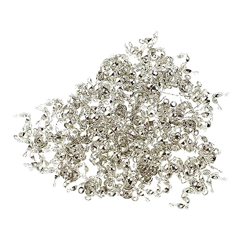 MINAOLULUS 300Stücke Schmuckhandwerk Crimps Perlen Knotenabdeckung für Armband und Halskette DIY Zubehör für Schmuckherstellung für Projekte und von MINAOLULUS