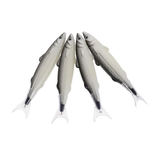 MINAOLULUS 4 Stück Kugelschreiber Mit Meerestieren: Kreativer Kugelschreiber Mit Fischmotiv Für Schüler – Glattes Schreiben in Der Schule, Bürobedarf MINAOLULUS 4 Stück Kugelschreiber Mit Meerestieren: Kreativer Kugelschreiber Mit Fischmotiv Für Schüler – Glattes Schreiben in Der Schule, Bürobedarf von MINAOLULUS