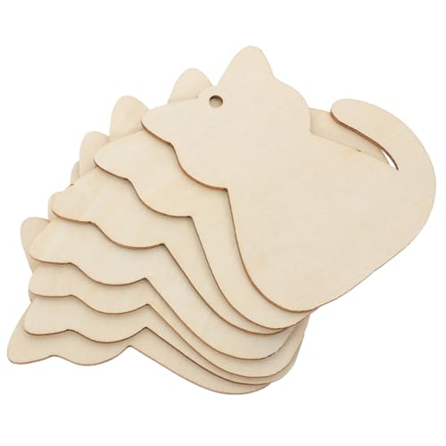 MINAOLULUS 40Stücke Unvollendete Holzausschnitte Katzen für DIY Bastelarbeiten Robuste Holzplatten für Dekorationen und Kunstprojekte für Bastelenthusiasten MINAOLULUS 40Stücke Unvollendete Holzausschnitte Katzen für DIY Bastelarbeiten Robuste Holzplatten für Dekorationen und Kunstprojekte für Bastelenthusiasten von MINAOLULUS