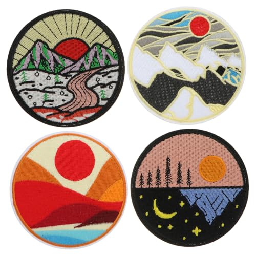 MINAOLULUS 4Stücke Bestickte Applikationen für Kleidung Hüte und Taschen DIY Nähpatches Hochwertigem Langlebigem Material Einfach Anzuwenden und Vielseitig Einsetzbar MINAOLULUS 4Stücke Bestickte Applikationen für Kleidung Hüte und Taschen DIY Nähpatches Hochwertigem Langlebigem Material Einfach Anzuwenden und Vielseitig Einsetzbar von MINAOLULUS