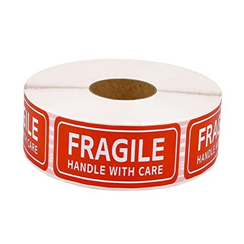 MINAOLULUS 500Stücke Fragile Versandaufkleber Rote Warnetiketten für Sichere Verpackung Selbstklebende Papieretiketten für Bruchsensible Lieferungen Hohe Klebkraft MINAOLULUS 500Stücke Fragile Versandaufkleber Rote Warnetiketten für Sichere Verpackung Selbstklebende Papieretiketten für Bruchsensible Lieferungen Hohe Klebkraft von MINAOLULUS