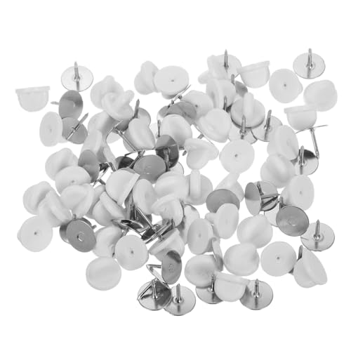 MINAOLULUS 50Stücke Schmetterlingsnadeln Rückseiten Für Anstecker Verschlüsse Für Emaille Pins Gummistifte Zur Sicherung Passende Halter Für Krawattennadeln Und Bastelprojekte MINAOLULUS 50Stücke Schmetterlingsnadeln Rückseiten Für Anstecker Verschlüsse Für Emaille Pins Gummistifte Zur Sicherung Passende Halter Für Krawattennadeln Und Bastelprojekte von MINAOLULUS