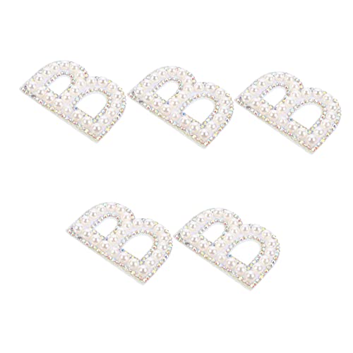 MINAOLULUS 5Stücke Alphabet Patches Teiliges Bügel Applikationen für Kleidung Taschen und Handwerk Perlen und Strassdesigns Sicher und Langlebig zum Reparieren MINAOLULUS 5Stücke Alphabet Patches Teiliges Bügel Applikationen für Kleidung Taschen und Handwerk Perlen und Strassdesigns Sicher und Langlebig zum Reparieren von MINAOLULUS
