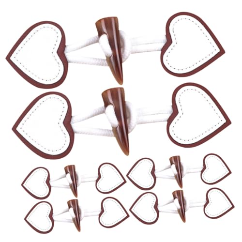 MINAOLULUS 6Paare Leder Mantelknöpfe Dekorative Aufnäh Knöpfe im Eleganten Horn Design Vielseitig für Jacken Mäntel und Kinderbekleidung zum Kreieren Individueller Outfits MINAOLULUS 6Paare Leder Mantelknöpfe Dekorative Aufnäh Knöpfe im Eleganten Horn Design Vielseitig für Jacken Mäntel und Kinderbekleidung zum Kreieren Individueller Outfits von MINAOLULUS