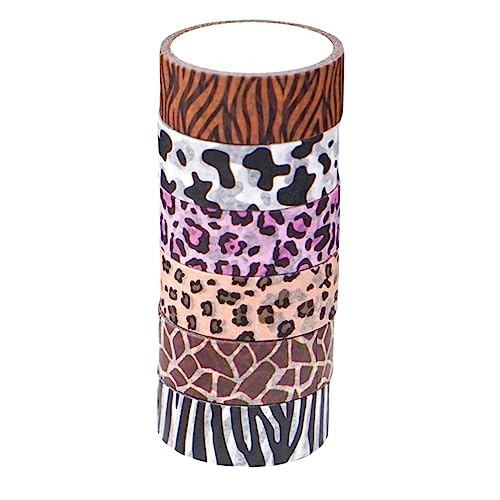 MINAOLULUS 6Rollen Washi Klebeband mit Tiermotiven Dekorative Masking Tapes für Scrapbooking DIY Projekte Geschenkverpackung für Tagebücher Notizbücher und Bastelarbeiten MINAOLULUS 6Rollen Washi Klebeband mit Tiermotiven Dekorative Masking Tapes für Scrapbooking DIY Projekte Geschenkverpackung für Tagebücher Notizbücher und Bastelarbeiten von MINAOLULUS