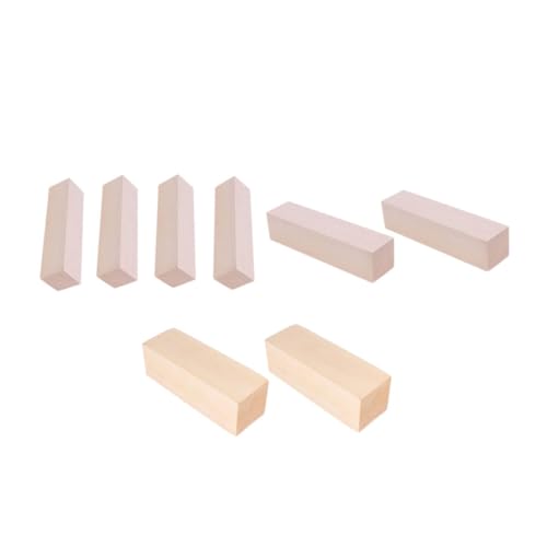 MINAOLULUS 8Stücke DIY Holzblöcke Unbehandelte Holzmaterialien für Bastelprojekte Schnitzen und Dekoration MINAOLULUS 8Stücke DIY Holzblöcke Unbehandelte Holzmaterialien für Bastelprojekte Schnitzen und Dekoration von MINAOLULUS