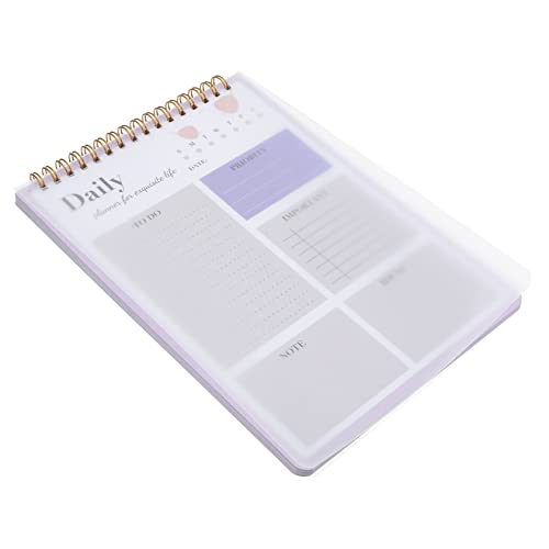 MINAOLULUS Arbeitsplaner Notizblock für Homeschool Datumskalender Stilvollem Design Praktischer Tagesplaner für Lehrer und Vielseitig Einsetzbar für Planung und Notizen von MINAOLULUS